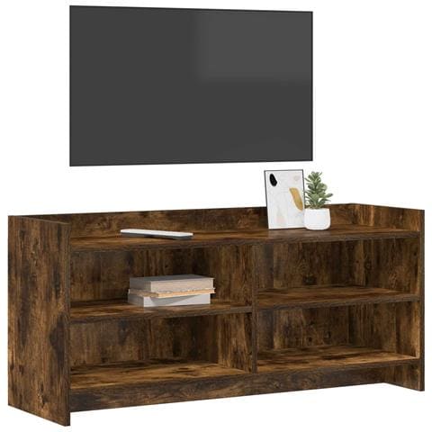 Mobile TV 100 x 33 x 47 cm Rovere Fumo Legno ingegnerizzato - Foto 2