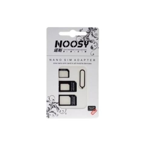 Adattatore Micro Sim Card Noosy Black - 3 Pezzi - Foto 1