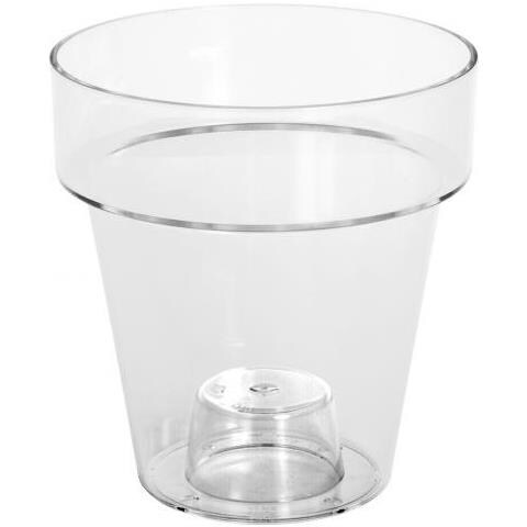 Vaso Per Orchidee Porto Trasparente Cm14 Giardino Arredo Da Esterno - Foto 1