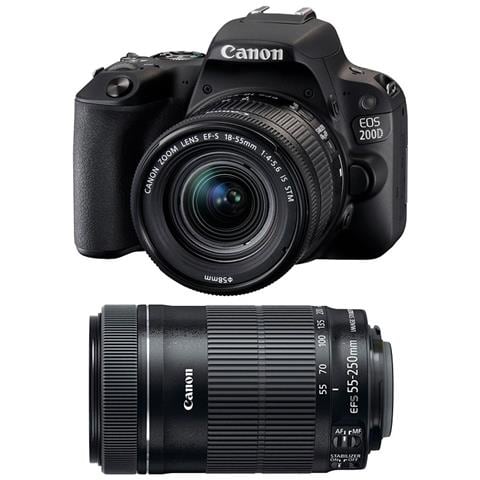 Eos 200D + 18-55 + 55-250 Stm Stm - Foto 1