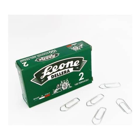 Scatola 100 Fermagli N. 2 Mm26 Zincati Antiruggine Leone - Foto 2