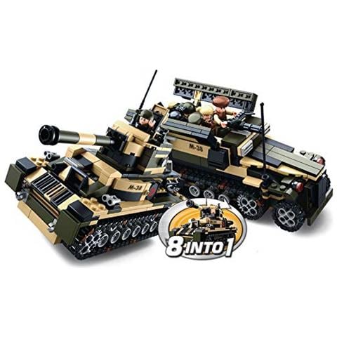 Display 8 Pz - M38-B0587 - Esercito - Carro Armato E Apc 8 In 1 - Foto 2