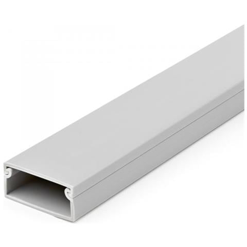 Canalina Per Cavi Solida Con Coperchio Da 1.8m 38x16mm - Foto 1