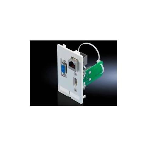 Sz - Schnittstellenklappen - Db-9, Rj-45, Usb Type A - Ral 7024 (2482.570) - Foto 1