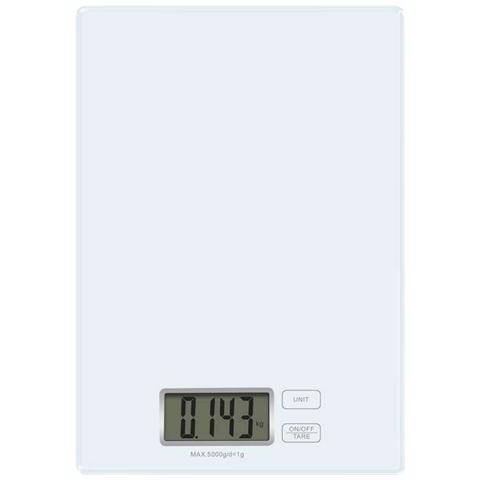 Bilancia Digitale da Cucina Portata 5 Kg Colore Bianco - Foto 1