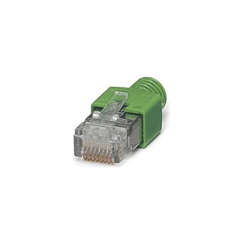 FL PLUG RJ45 GN / 2 RJ-45 Verde cavo di collegamento - Foto 1