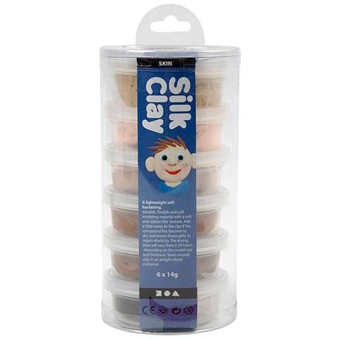 Set Per Modellare Silk Clay® - Colore Carne - 6 X 14 G - Foto 1