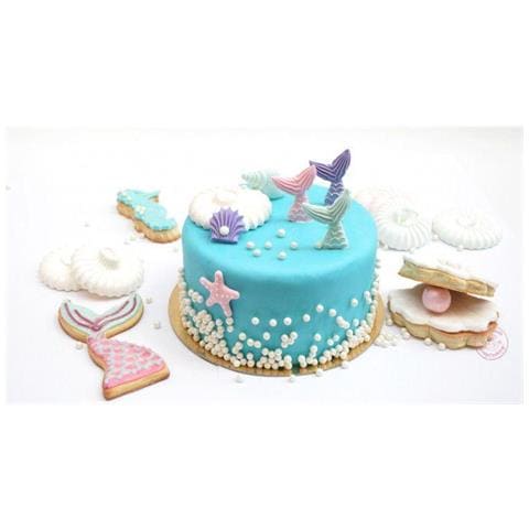 4 Tagliabiscotti E 6 Decorazioni Dolci - Sirena - Foto 1