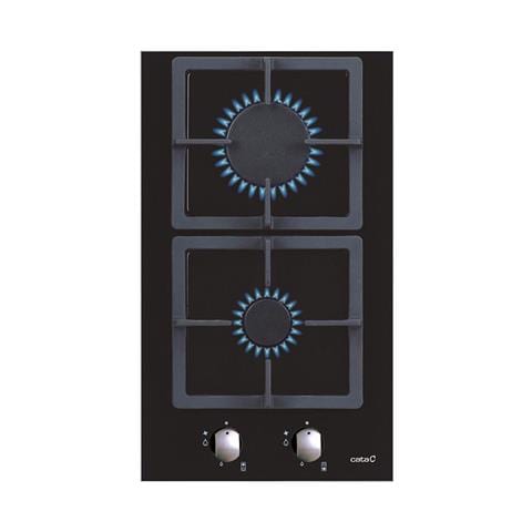 Piano Cottura Sci 3002 Bk Gas Su Vetro, Numero Fuochi / zone Cottura 2, Meccanico, Nero - Foto 2