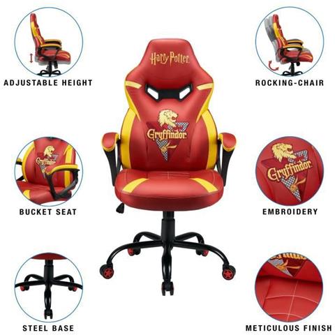 Harry Potter - Siege Gaming - Modello Junior - Licenza Ufficiale - Foto 1