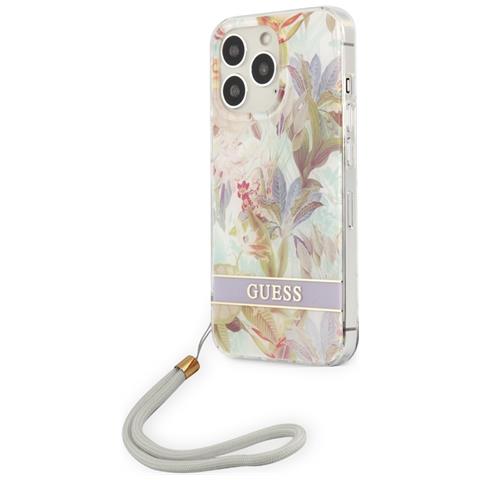 Hard Cover Flower Strap Purple, Fr Iphone 13 Pro, Guhcp13lhflsu (guhcp13lhflsu) - Foto 1