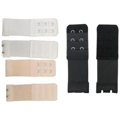 Comodo Estensore Elastico Per Reggiseno - 3 File 2 Ganci Confezione Da 6 - Foto 1