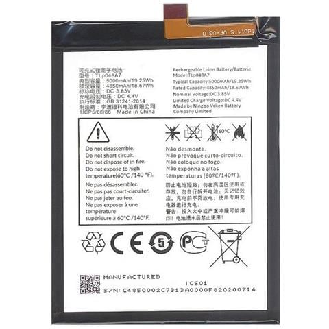 Batteria Litio Integrata Originale TLP048A1 -A7 Bulk 306 - 30+ -20L -30 SE - Foto 1