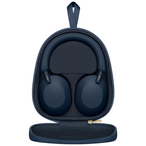 WH-1000XM5 Auricolare Con cavo e senza cavo A Padiglione Musica e Chiamate Bluetooth Blu - Foto 5