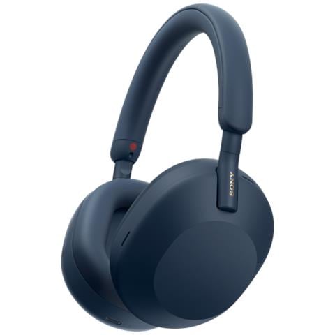 WH-1000XM5 Auricolare Con cavo e senza cavo A Padiglione Musica e Chiamate Bluetooth Blu - Foto 1