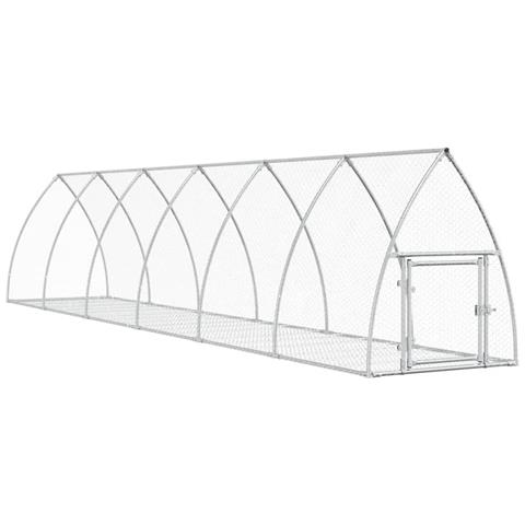 Conigliera Argento 600x105x120 cm in Acciaio Zincato - Foto 1