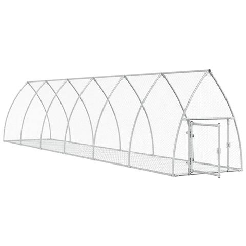 Conigliera Argento 600x105x120 cm in Acciaio Zincato - Foto 2