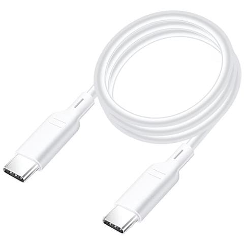 Cavo Usb-c A Usb-c 3a Power Delivery Trasferimento File 1 Metro E 20, Bianco - Foto 1