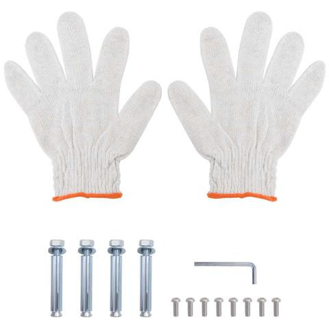 Mensola A Muro 2 Ripiani 75x23,5x60cm Argento In Acciaio Inox - Foto 10