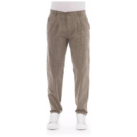 Jeans E Pantaloni In Cotone Beige - W50 - Foto 1