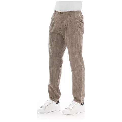 Jeans E Pantaloni In Cotone Beige - W50 - Foto 2
