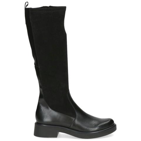 Black Casual Closed Boots Stivali Pelle Scarpe Donna Nero Eu 38.5, 9-26505-43-019 - Foto 2