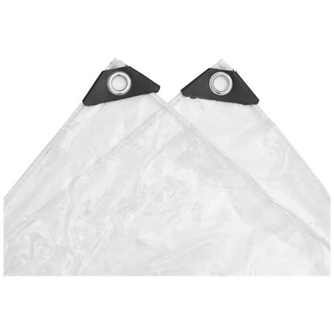 Telone Trasparente con Occhielli 4x4 m in PVC - Foto 10