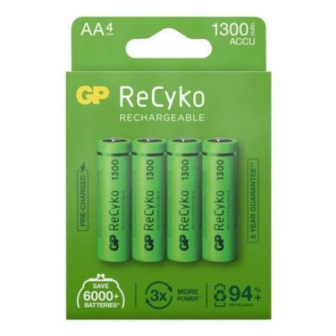 Recyko Batteria Ricaricabile Stilo Aa Nichel-metallo Idruro (nimh) - Foto 2