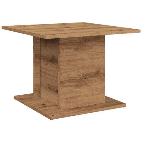 Tavolino Salotto Rovere Artigianale 55,5x55,5x40 Cm Truciolato - Foto 2