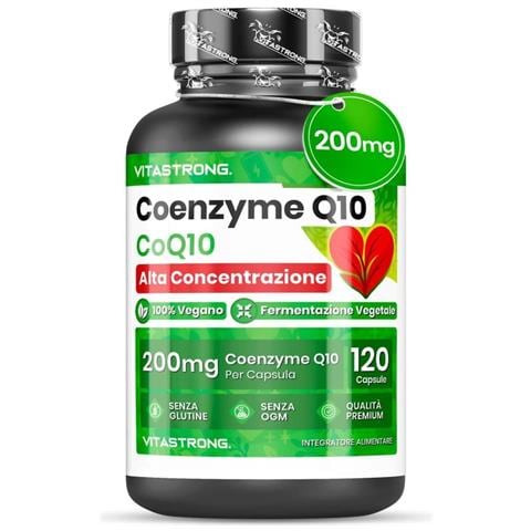 Coenzima Q10 200 Mg - 120 Capsule, Puro Al 100%, Antiossidante Per Il Benessere Cardiovascolare E Le Prestazioni Atletiche - Foto 4