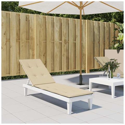Cuscino Per Sdraio Beige (75+105) x50x4 Cm - Foto 8