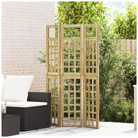 Schermo da esterno 120x180 cm Legno pino impregnato - Foto 2