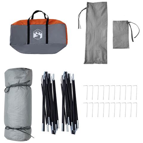 Tenda Familiare Interna Grigio 520 x 520 x 190 cm - Foto 9