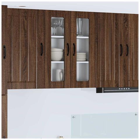 Mobile da cucina con lo scaffale Rovere Marrone 60 x 31 x 80 cm - Foto 2