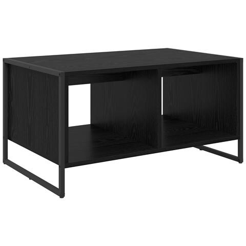 Tavolino da salotto Rovere Nero 80 x 50 x 40 cm - Foto 1