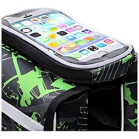 Supporto Impermeabile Per Smartphone Da Bicicletta Con Borsa Da Telaio - Foto 5