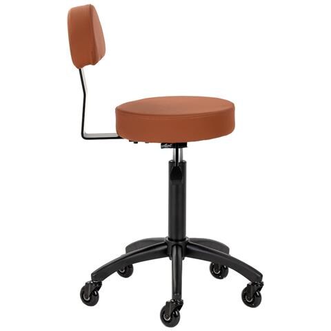 sgabello parrucchiere D026 marrone - Foto 2