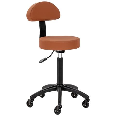 sgabello parrucchiere D026 marrone - Foto 1