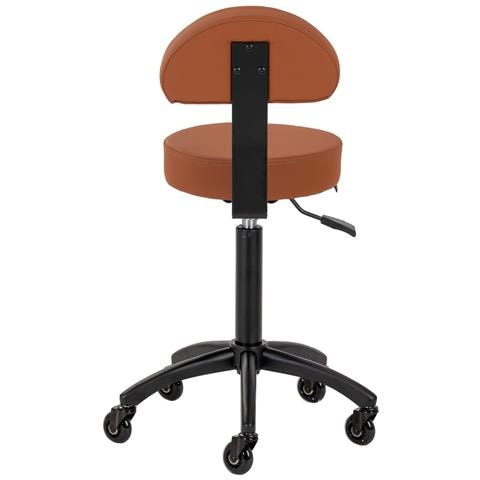 sgabello parrucchiere D026 marrone - Foto 4