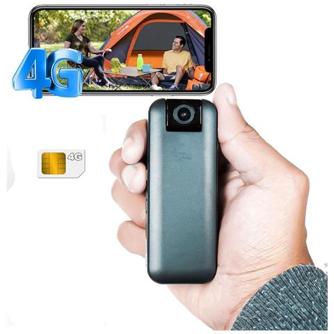 Mini Telecamera Spia Con Sim 4g Da Interno Senza Fili 1080p Fhd Spy Camera, Compresa Di Sim Già Attiva, Visione 160°, Visione Notturna Allarme Movimento Visione Da App Manuale Italiano (cb77-c) - Foto 1