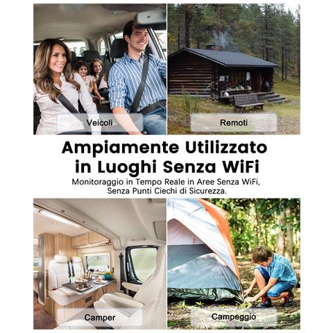 Mini Telecamera Spia Con Sim 4g Da Interno Senza Fili 1080p Fhd Spy Camera, Compresa Di Sim Già Attiva, Visione 160°, Visione Notturna Allarme Movimento Visione Da App Manuale Italiano (cb77-c) - Foto 4