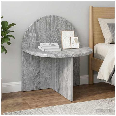 Comodino 2 pcs Grigio Sonoma 40 x 35,5 x 45,5 cm - Foto 2