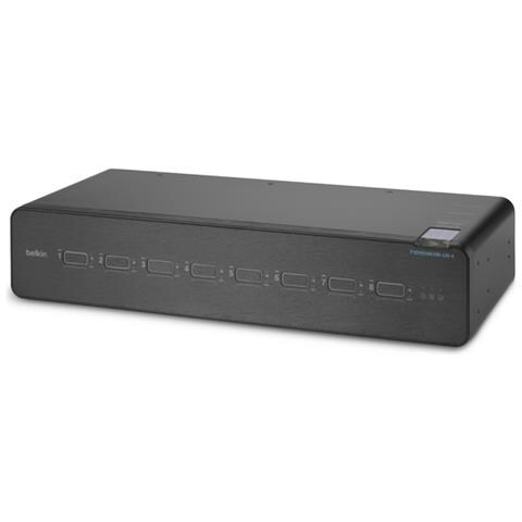 F1DN208KVM-UN-4 switch per keyboard-video-mouse (kvm) Montaggio rack Nero - Foto 1