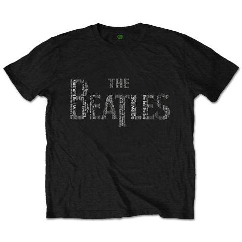 Beatles (The) - Drop T Songs Black (T-Shirt Unisex Tg. M) - Foto 1