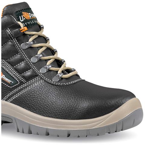 Scarpa antinfortunistica N 44 in tomaia in pelle stampata suola anti-shock - Foto 2