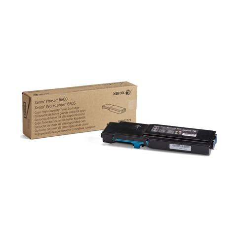 106R02237 Toner Originale Ciano per Phaser 6600DN Capacità 11500 Pagine - Foto 1