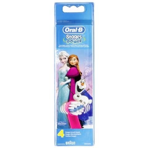 marrone Oral-B spazz. di ricambio Stages Power Die Eiskönigin 4pz - Foto 1