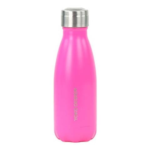 Termica Bottiglia Con Doppia Parete In Acciaio Inox Acciaio Inox, Rosa Rosa Mat, 260ml - Foto 1