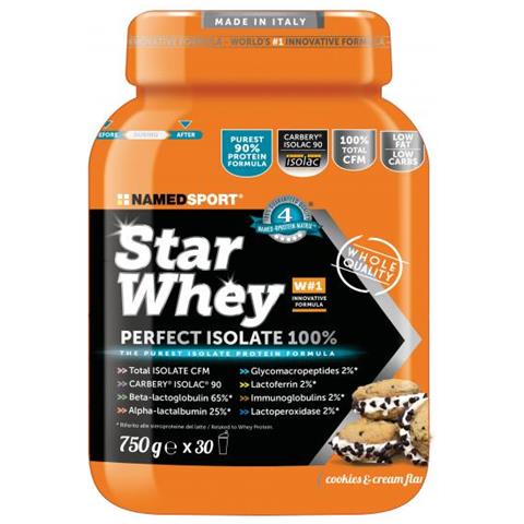 Namedsport Star Whey Isolate Cookies Cream 750g Integratore - Foto 1