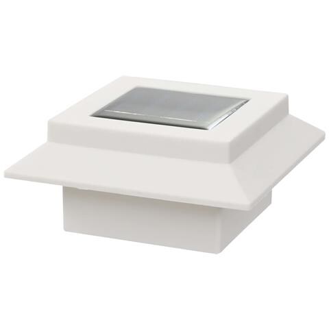 Lampade Solari Da Esterni 12 Pz A Led Quadrate 12 Cm Bianco - Foto 10